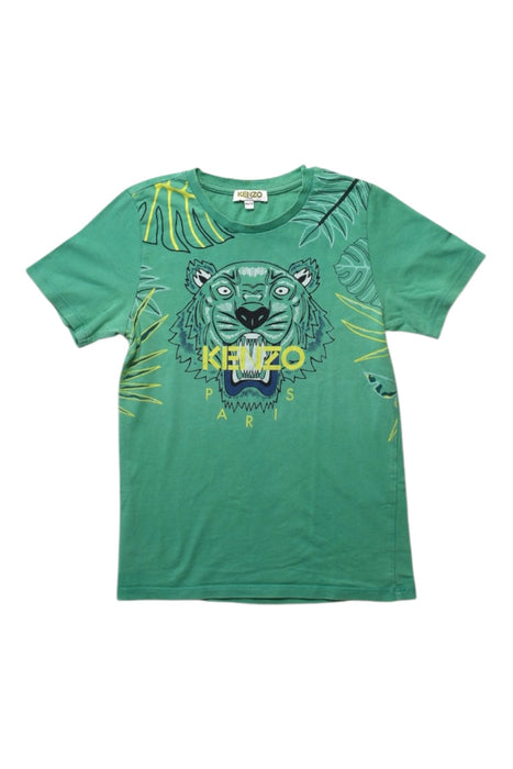 A Green Short Sleeve T Shirts from Kenzo in size 8Y for boy. (Front View)