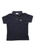 A Navy Short Sleeve Polos from Lacoste in size 4T for boy. (Front View)