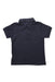 A Navy Short Sleeve Polos from Lacoste in size 4T for boy. (Back View)