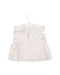 A White Sleeveless Tops from Velveteen in size 12-18M for girl. (Back View)