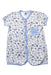 A Blue Short Sleeve Rompers from Petit Bateau in size 3-6M for girl. (Front View)
