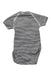 A Grey Short Sleeve Bodysuits from Petit Bateau in size 0-3M for neutral. (Back View)