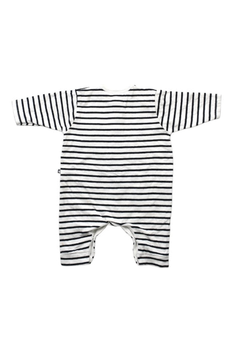 A Black Long Sleeve Rompers from Petit Bateau in size 0-3M for neutral. (Back View)