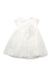 A White Sleeveless Dresses from Mamas & Papas in size 3-6M for girl. (Back View)