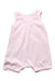 A Pink Sleeveless Rompers from Petit Bateau in size 3-6M for girl. (Back View)