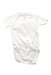 A White Short Sleeve Bodysuits from Petit Bateau in size 0-3M for neutral. (Back View)
