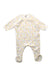 A White Long Sleeve Rompers from Petit Bateau in size 3-6M for girl. (Front View)