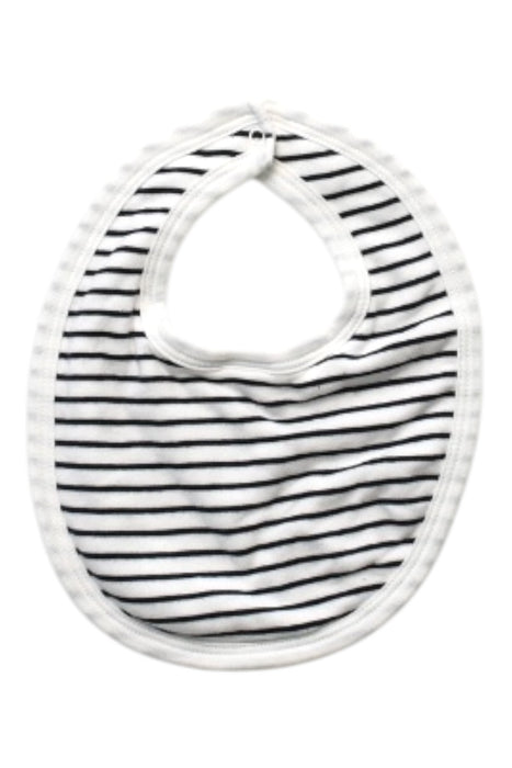 A White Bibs from Petit Bateau in size O/S for neutral. (Front View)