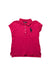 A Pink Short Sleeve Polos from Polo Ralph Lauren in size 10Y for girl. (Front View)