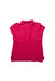 A Pink Short Sleeve Polos from Polo Ralph Lauren in size 10Y for girl. (Back View)