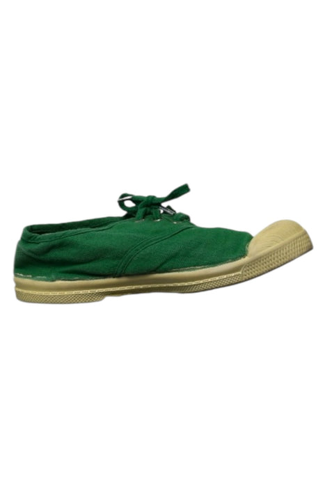 A Green Sneakers from Bensimon in size 7Y for neutral. (Back View)