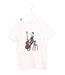 A White Short Sleeve T Shirts from Dolce & Gabbana in size 7Y for boy. (Front View)