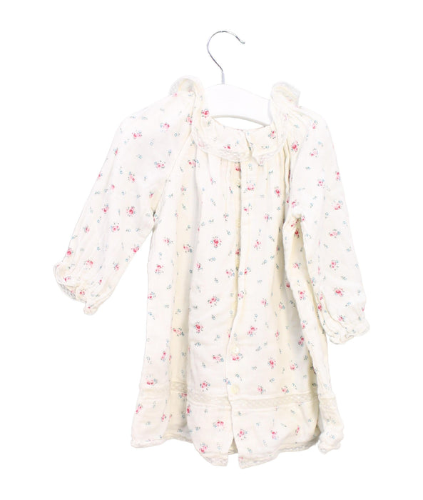 A White Long Sleeve Dresses from Bonpoint in size 12-18M for girl. (Back View)