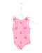 A Pink Swimsuits from Jacadi in size 3-6M for girl. (Front View)