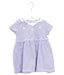 A Blue Short Sleeve Dresses from Cyrillus in size 6-12M for girl. (Front View)