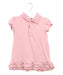 A Pink Short Sleeve Dresses from Ralph Lauren in size 12-18M for girl. (Front View)