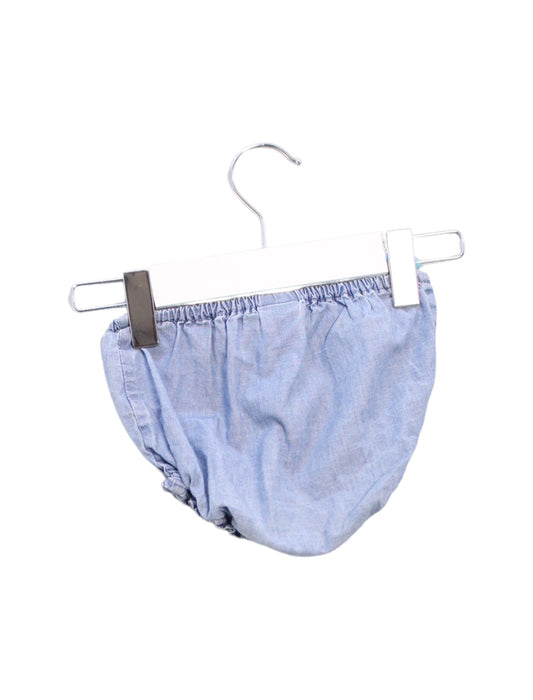 A Blue Bloomers from Seed in size 3-6M for girl. (Back View)