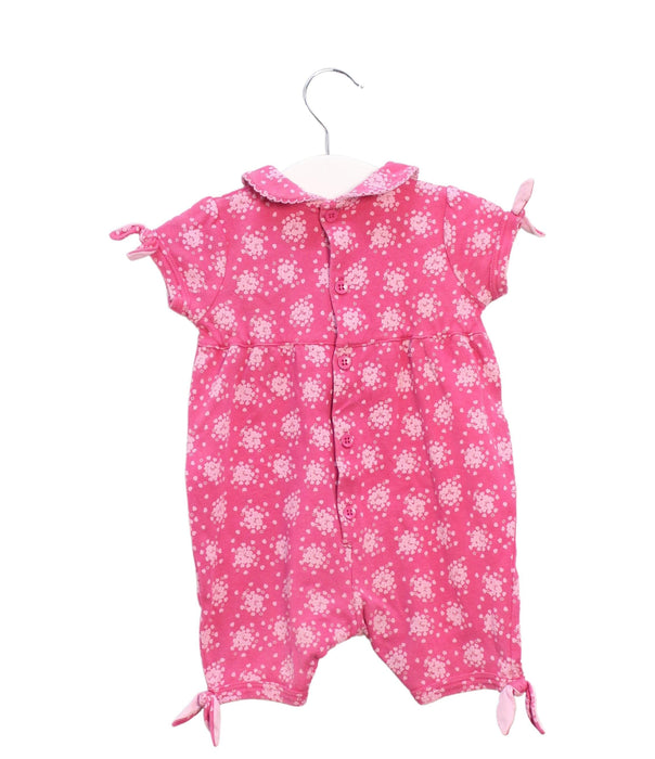 A Pink Rompers from Jacadi in size 3-6M for girl. (Back View)