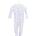 A Blue Long Sleeve Jumpsuits from Petit Bateau in size 12-18M for boy. (Front View)