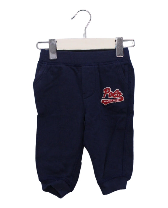 A Navy Sweatpants from Ralph Lauren in size 3-6M for boy. (Front View)