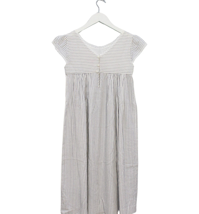 A White Short Sleeve Dresses from Bonpoint in size 12Y for girl. (Back View)