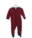 A Red Long Sleeve Jumpsuits from Petit Bateau in size 6-12M for boy. (Front View)