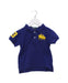 A Blue Short Sleeve Polos from Polo Ralph Lauren in size 12-18M for boy. (Front View)
