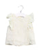 A Yellow Sleeveless Tops from Velveteen in size 12-18M for girl. (Front View)