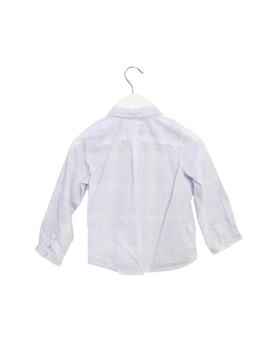 A Blue Shirts from Bonpoint in size 2T for boy. (Back View)