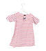 A Red Short Sleeve Dresses from Jacadi in size 3T for girl. (Back View)