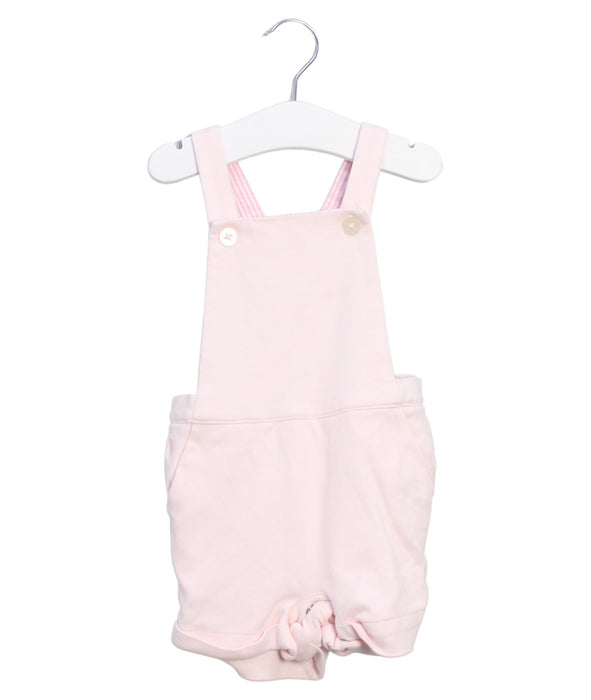 A Pink Overall Shorts from Ralph Lauren in size 6-12M for girl. (Front View)