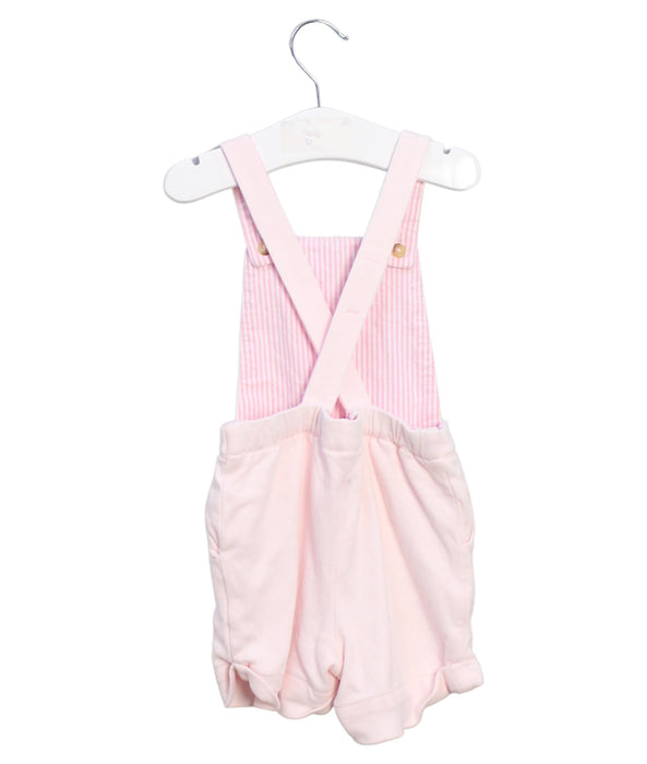 A Pink Overall Shorts from Ralph Lauren in size 6-12M for girl. (Back View)