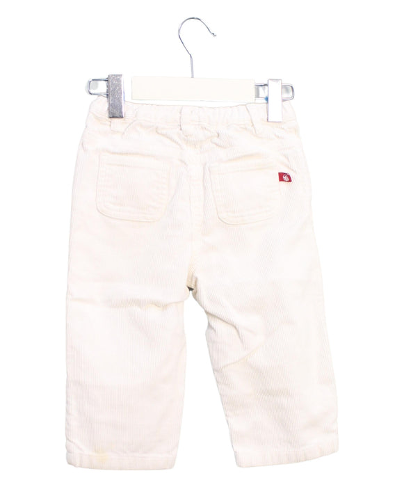 A White Casual Pants from Petit Bateau in size 12-18M for girl. (Back View)