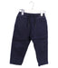 A Navy Casual Pants from Burberry in size 12-18M for boy. (Front View)
