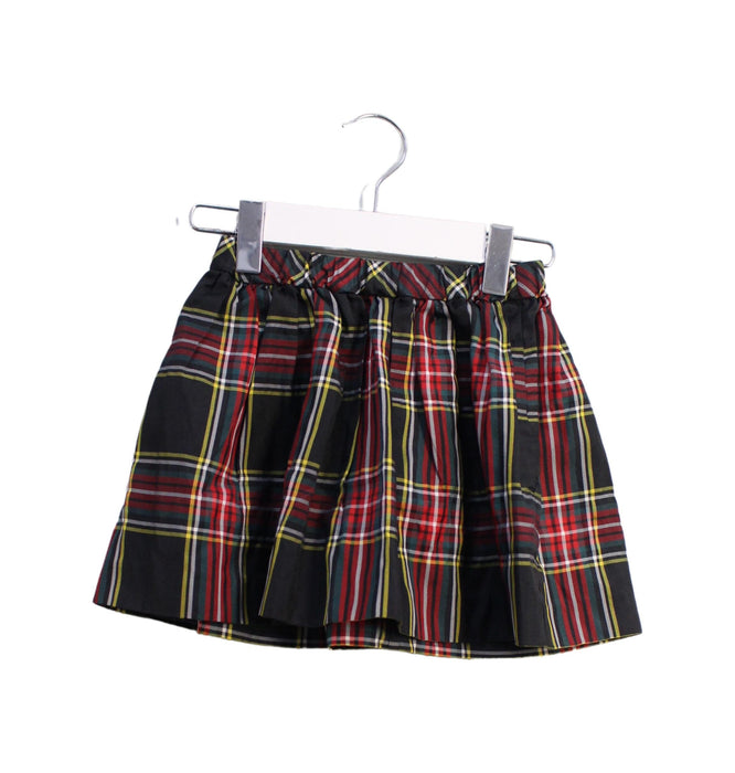 A Red Short Skirts from Crewcuts in size 3T for girl. (Front View)