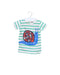 A Green Short Sleeve T Shirts from Seed in size 0-3M for boy. (Front View)