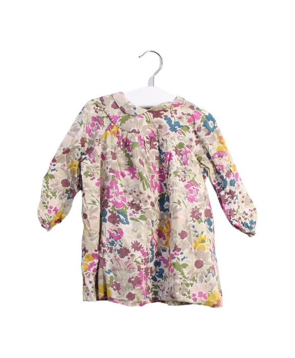 A Multicolour Long Sleeve Dresses from Bonpoint in size 6-12M for girl. (Front View)
