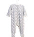 A White Onesies from Petit Bateau in size 6-12M for girl. (Back View)
