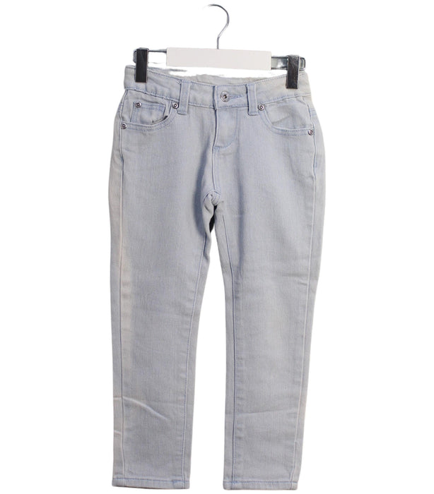 A Blue Jeans from Seed in size 4T for girl. (Front View)