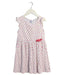 A Pink Sleeveless Dresses from Petit Bateau in size 6T for girl. (Front View)