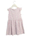 A Pink Sleeveless Dresses from Petit Bateau in size 6T for girl. (Back View)