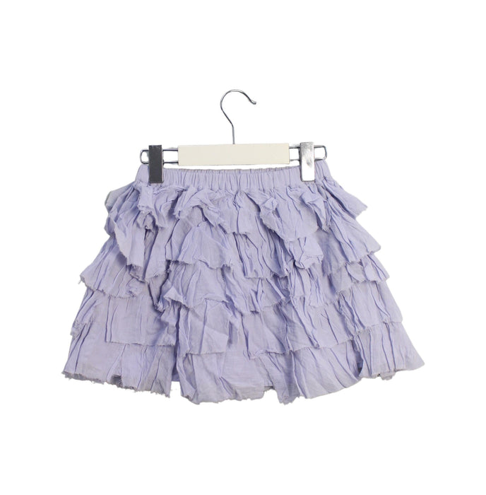 A Blue Short Skirts from Velveteen in size 4T for girl. (Back View)