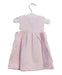 A Pink Sleeveless Dresses from Jacadi in size 3-6M for girl. (Back View)