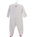 A White Onesies from Petit Bateau in size 6-12M for girl. (Front View)