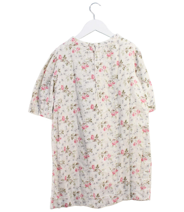 A White Long Sleeve Dresses from Bonpoint in size 8Y for girl. (Back View)