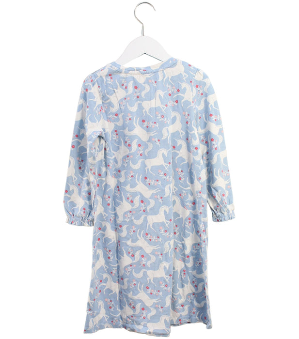 A Blue Long Sleeve Dresses from Boden in size 5T for girl. (Back View)