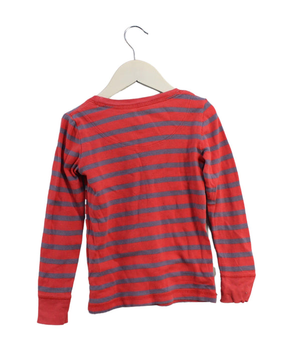 A Orange Long Sleeve Tops from Boden in size 3T for girl. (Back View)