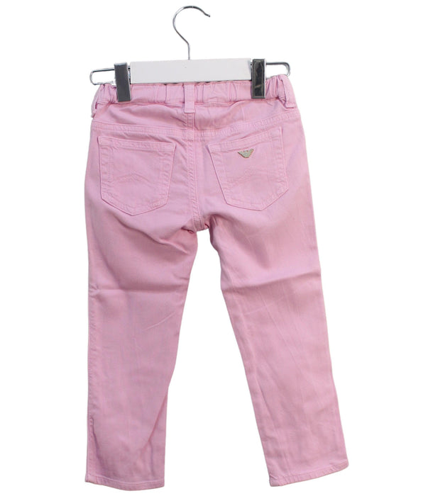 A Pink Casual Pants from Armani in size 18-24M for girl. (Back View)