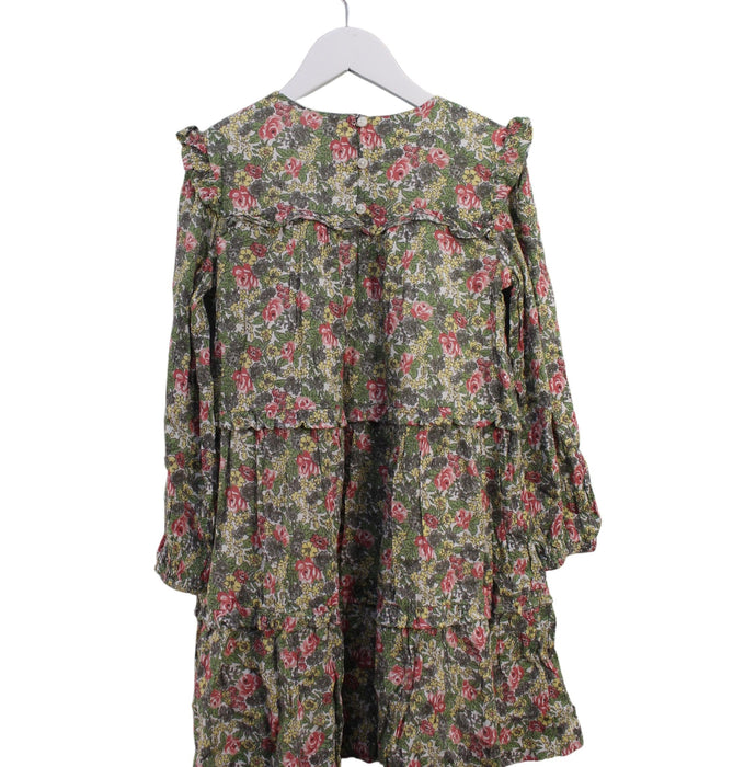 A Multicolour Long Sleeve Dresses from Polo Ralph Lauren in size 6T for girl. (Back View)