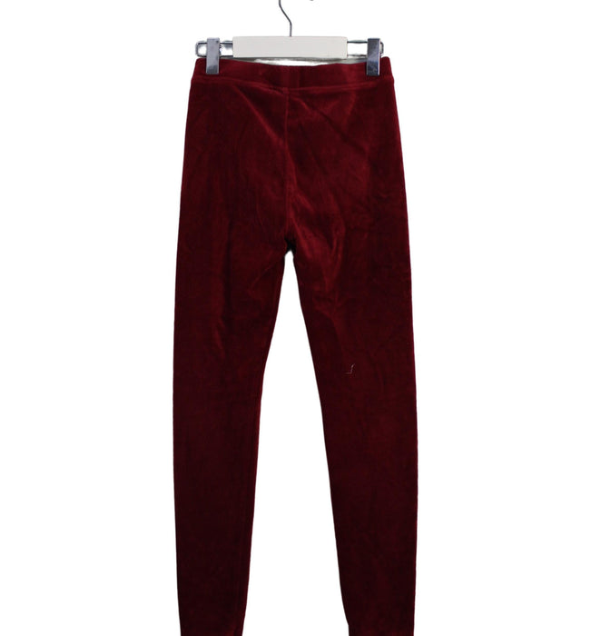 A Burgundy Casual Pants from Crewcuts in size 10Y for girl. (Back View)